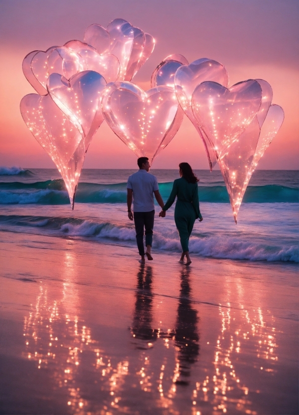 Water, Sky, Photograph, People In Nature, Light, People On Beach