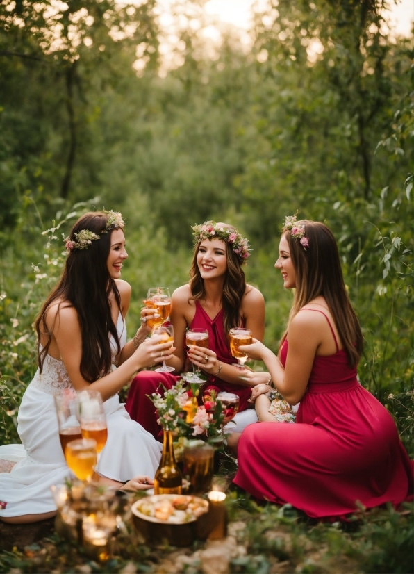 Clothing, Smile, Facial Expression, People In Nature, Nature, Plant