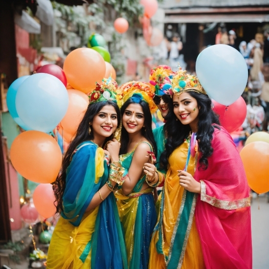 Smile, Photograph, Happy, Orange, Entertainment, Headgear