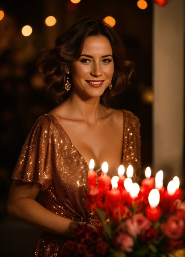 Smile, Plant, Organ, Flash Photography, Candle, Orange