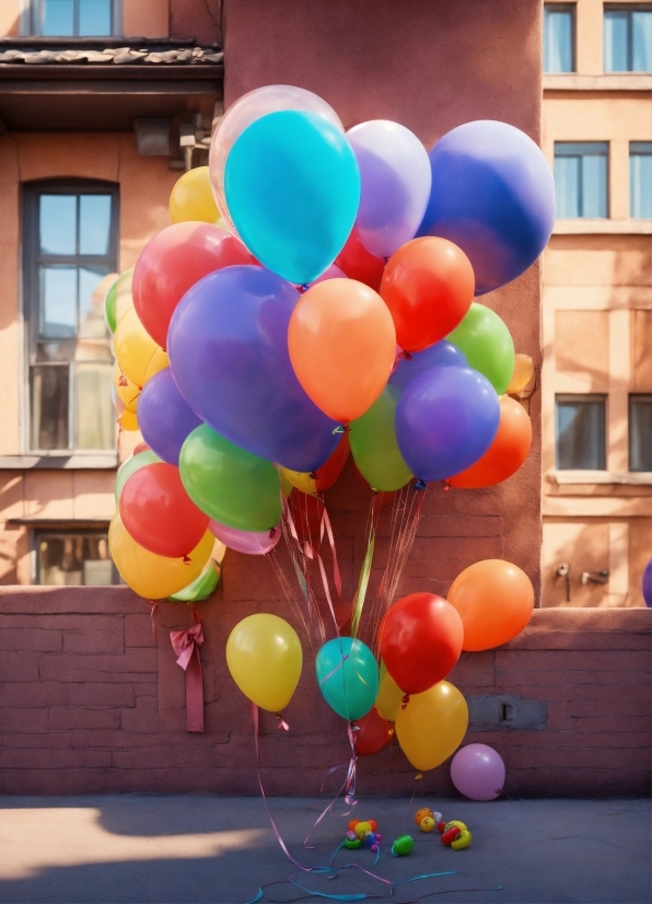 Daytime, Photograph, Window, Light, Blue, Balloon