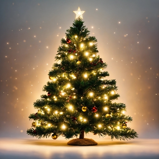 Christmas Tree, Plant, Sky, Christmas Ornament, Nature, World