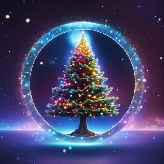 Christmas Tree, Plant, Christmas Ornament, Light, Tree, World