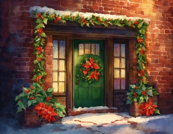 Flower, Property, Plant, Window, Building, Door