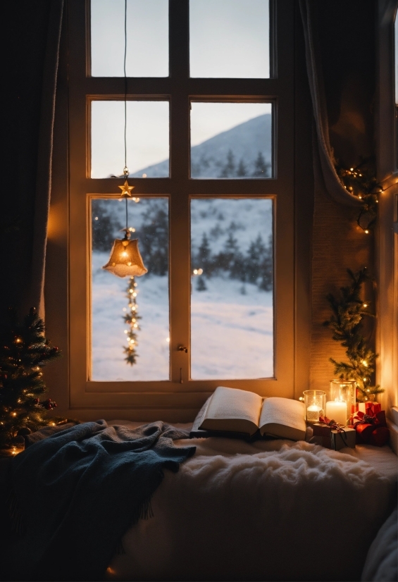 Window, Building, Light, Plant, Wood, Branch