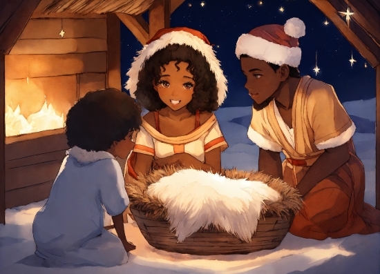 Nativity Scene, Fun, Art, Happy, Event, Comfort