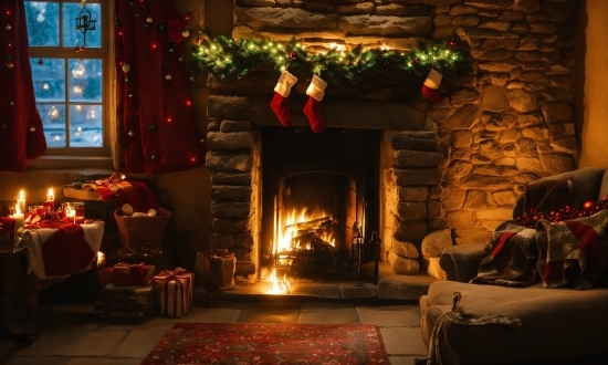 Hearth, Interior Design, Wood, Chair, Living Room, Heat