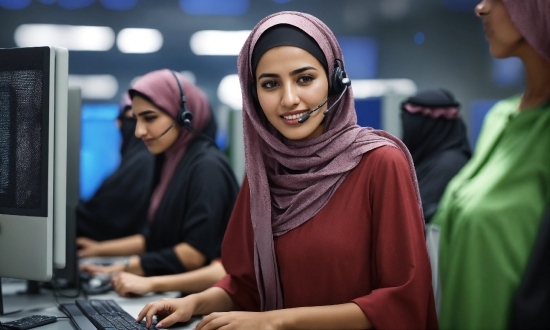 Computer, Personal Computer, Smile, Computer Keyboard, Peripheral, Purple