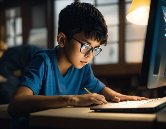 Glasses, Personal Computer, Table, Computer, Eyewear, Peripheral