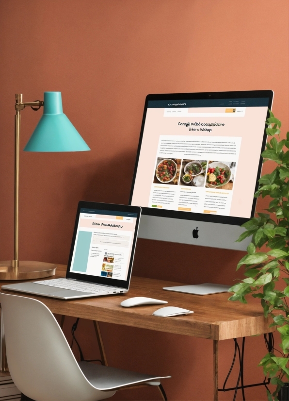 Computer, Personal Computer, Table, Laptop, Computer Desk, Interior Design