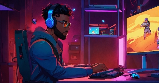 Purple, Blue, Entertainment, Audio Equipment, Gadget, Music