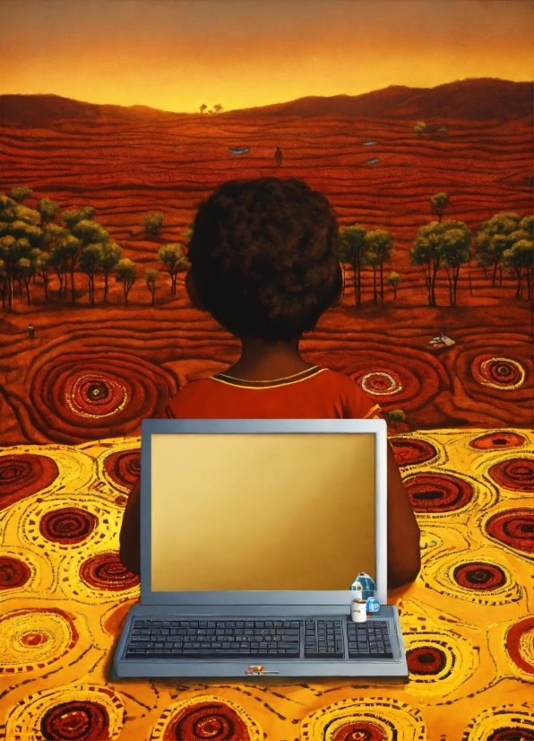 Sky, Personal Computer, Computer, Light, Plant, Laptop