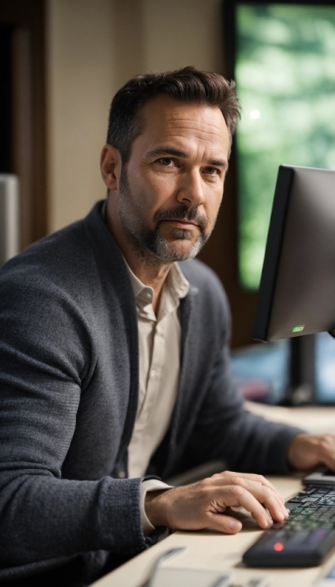 Computer, Computer Keyboard, Beard, Peripheral, Personal Computer, Input Device