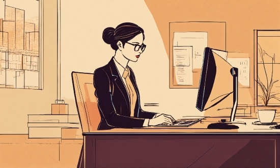 Computer, Personal Computer, Peripheral, Computer Monitor, Computer Desk, Output Device