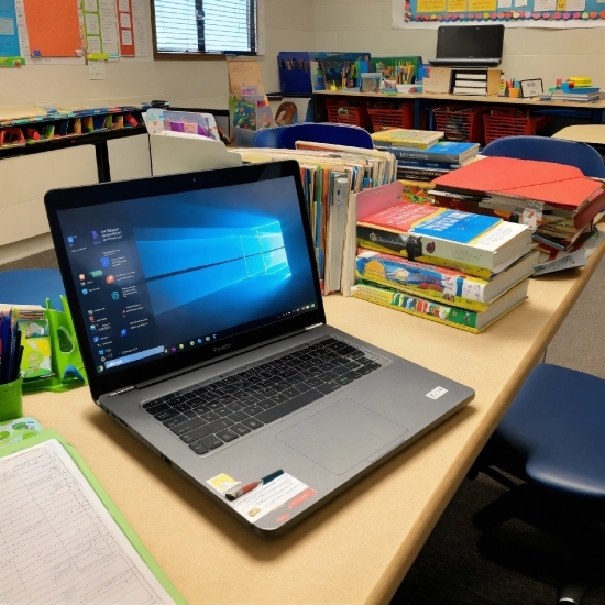 Table, Computer, Personal Computer, Computer Desk, Furniture, Laptop