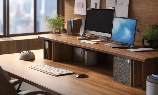 Table, Computer, Furniture, Plant, Computer Desk, Personal Computer