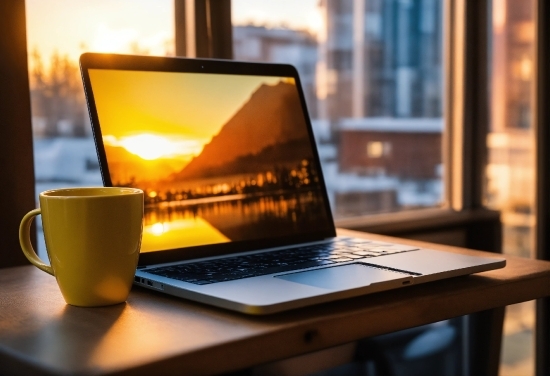 Computer, Personal Computer, Laptop, Table, Netbook, Tableware