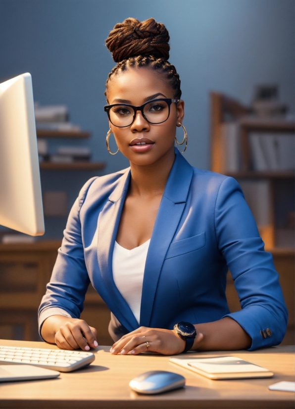 Table, Fashion Design, Eyewear, Desk, Tableware, Black Hair