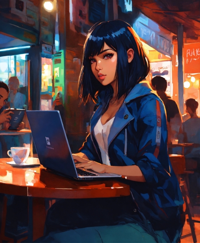 Computer, Personal Computer, Table, Laptop, Fashion, Fun