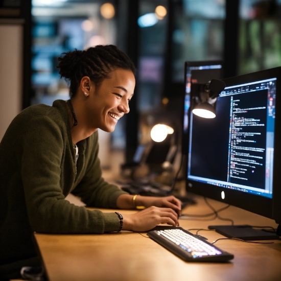 Smile, Computer, Personal Computer, Peripheral, Computer Monitor, Input Device