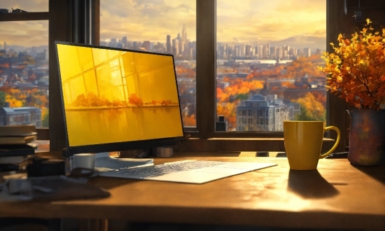 Table, Property, Personal Computer, Plant, Computer, Computer Desk