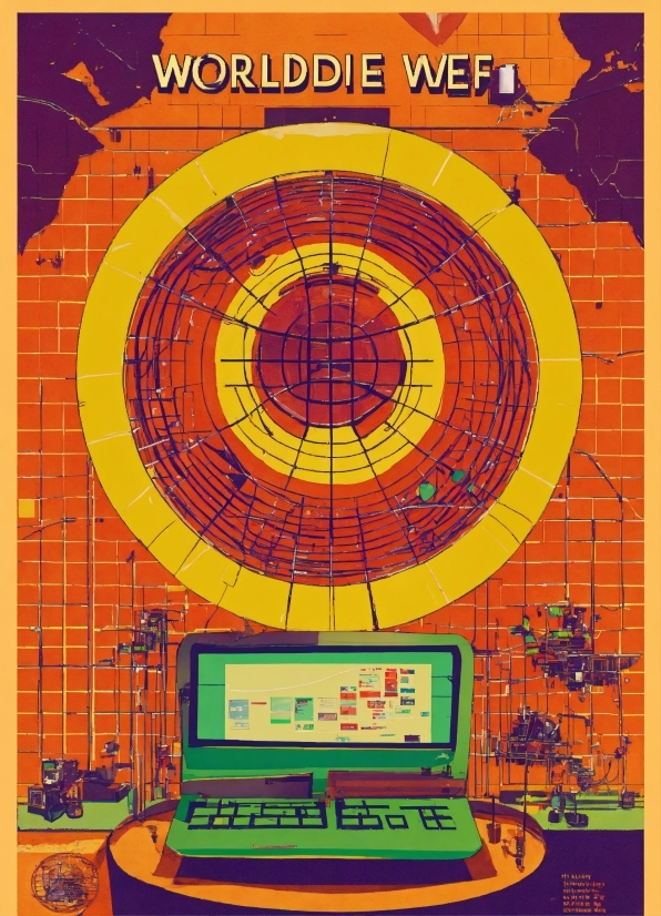 Poster, Font, Recreation, Illustration, Machine, Circle