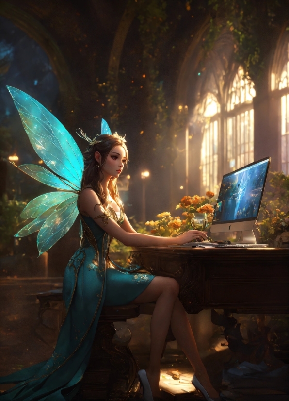 Mythical Creature, Flash Photography, Plant, Art, Cg Artwork, Fun