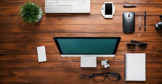 Table, Furniture, Computer, Product, Rectangle, Wood