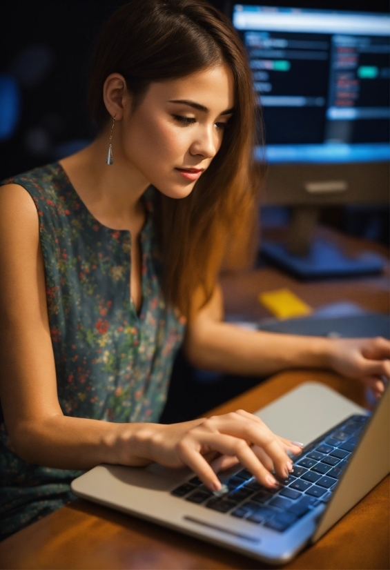 Face, Computer, Hand, Personal Computer, Netbook, Laptop