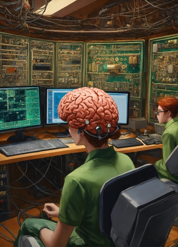 World, Brain, Recreation, Electronic Device, Technology, Machine