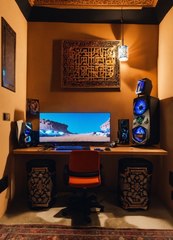 Table, Furniture, Computer, Personal Computer, Computer Keyboard, Desk