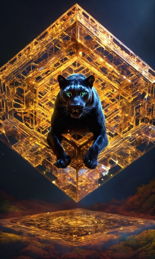 Sculpture, Carnivore, Art, Electric Blue, Snout, Symmetry