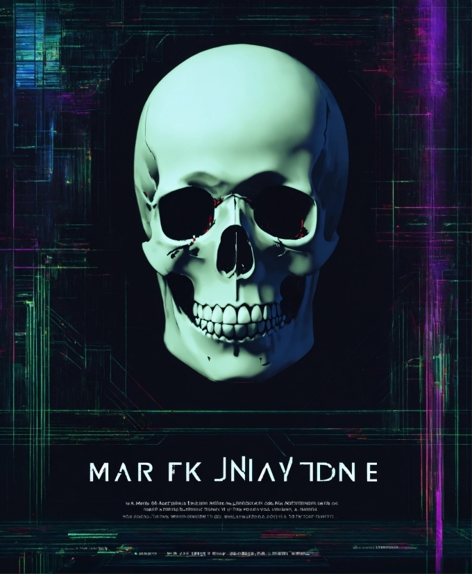 Jaw, Bone, Font, Skull, Art, Poster