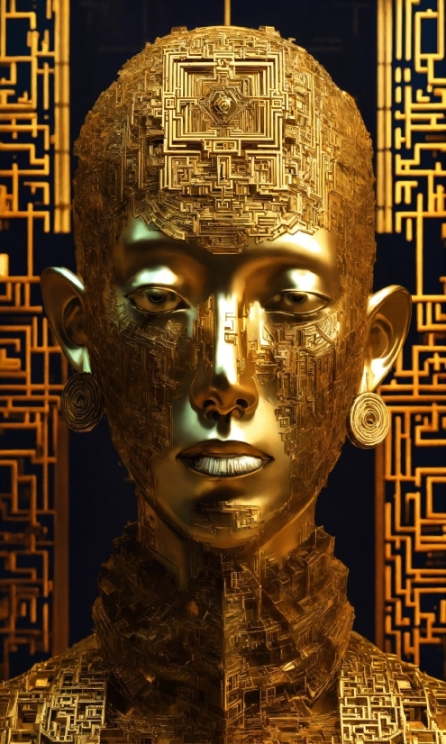 Sculpture, Gold, Art, Statue, Artifact, Metal