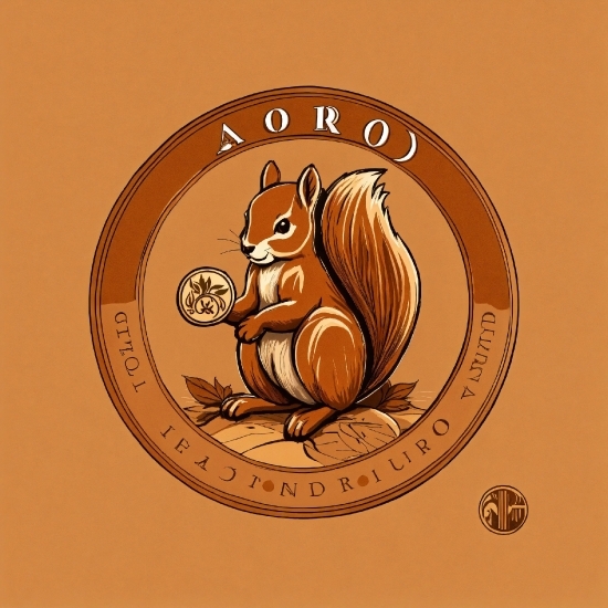 Art, Amber, Font, Circle, Terrestrial Animal, Emblem