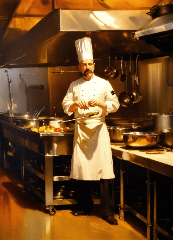 Chefs Uniform, Chef, Food, Chief Cook, Kitchen, Cuisine