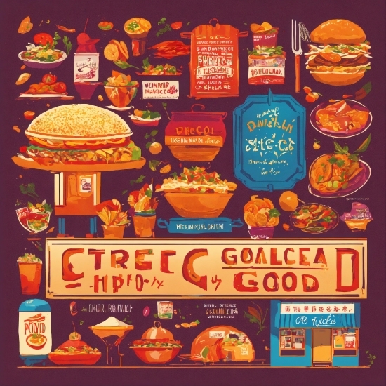 Orange, Font, Junk Food, Cuisine, Games, Machine