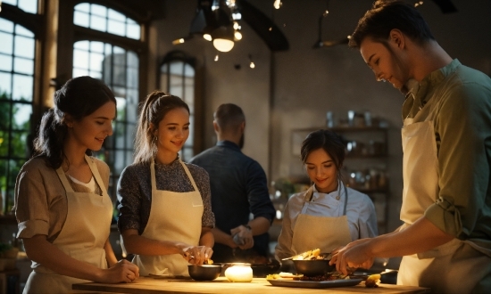 Tableware, Human, Window, Smile, Cooking, Event