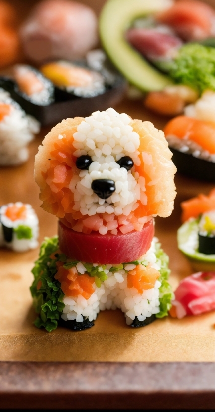 Food, White Rice, Sushi, Rice, Ingredient, Recipe