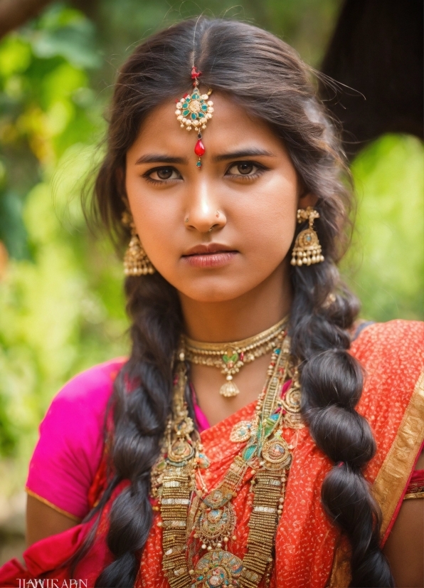 Lip, Eyelash, Sari, Neck, Temple, Flash Photography