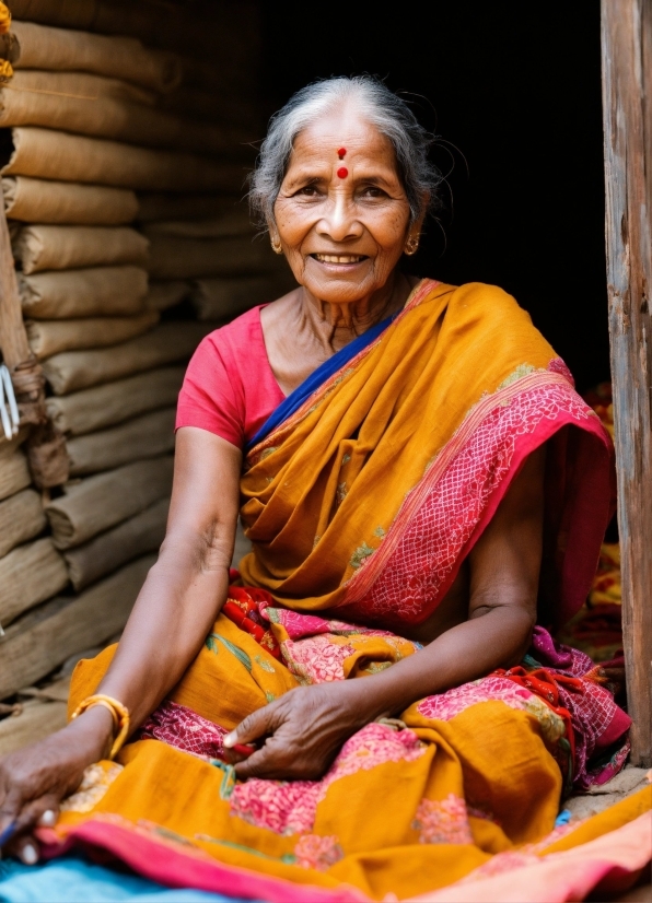 Skin, Chin, Smile, Temple, Yellow, Happy