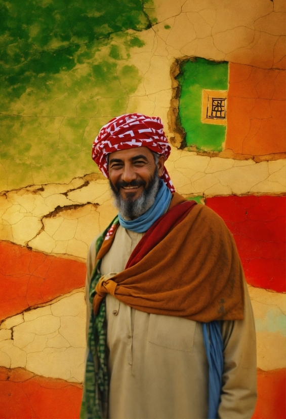 Smile, Temple, Turban, Adaptation, Landscape, Art