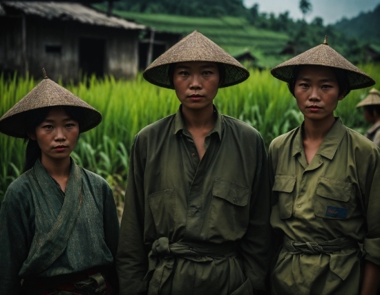 Plant, Green, People In Nature, Hat, Farmer, Agriculture