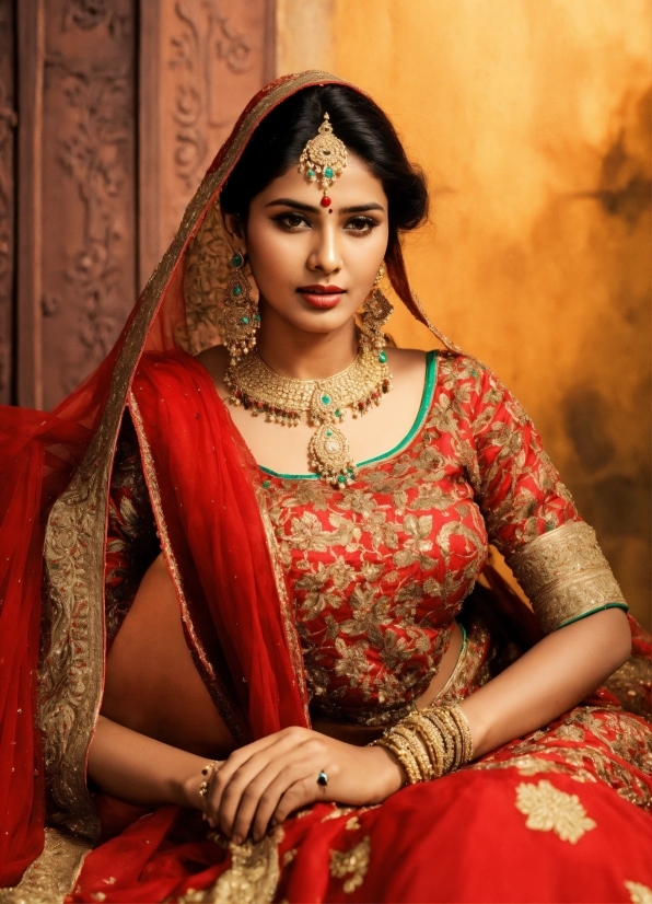 Face, Skin, Hairstyle, Facial Expression, Sari, Human Body