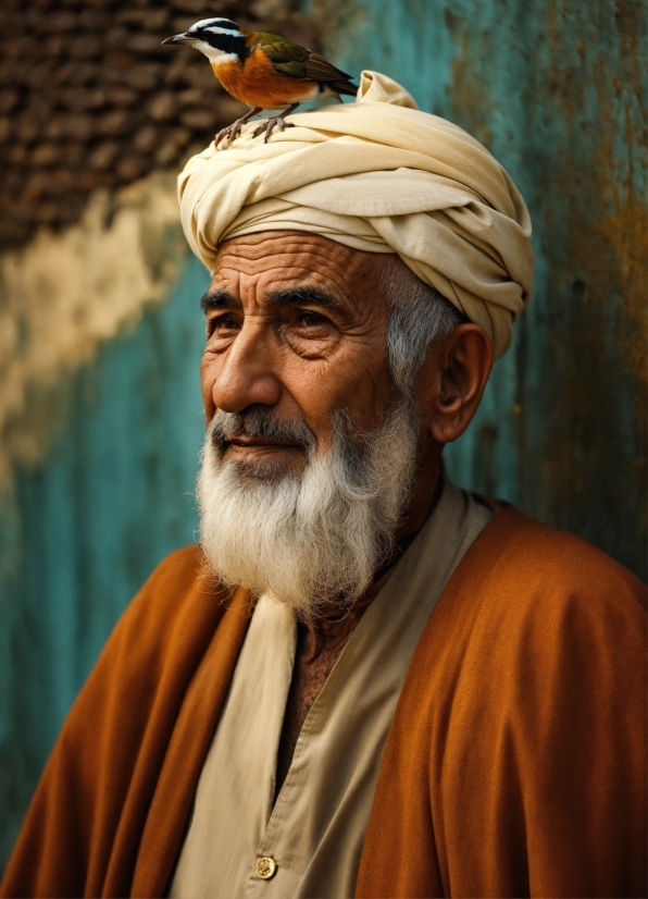 Eye, Organ, Beard, Yellow, Smile, Bird