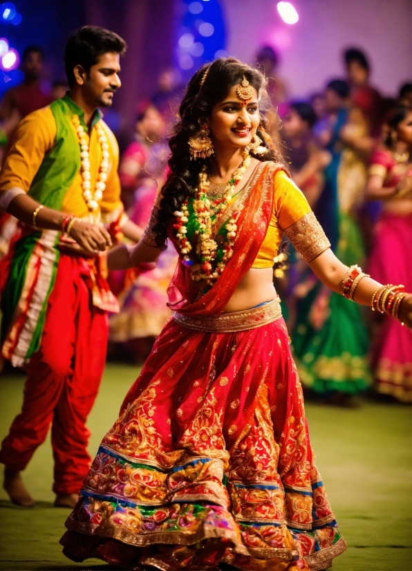 Smile, Dance, Fashion, Performing Arts, Entertainment, Sari