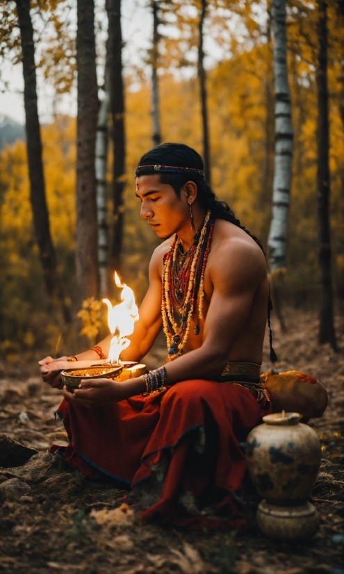 Plant, Temple, People In Nature, Tree, Wood, Landscape