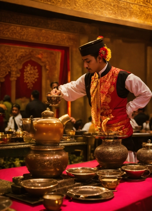 Tableware, Temple, Hat, Gamelan, Serveware, Plate