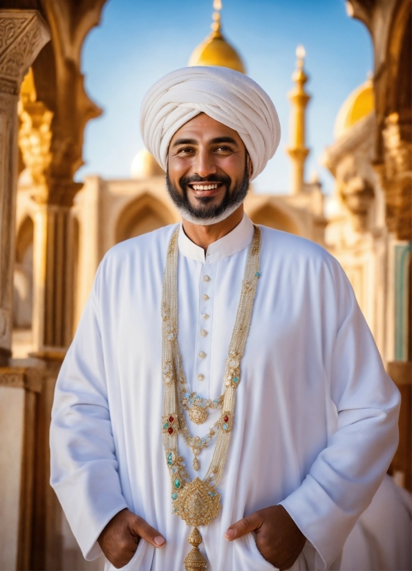 Smile, Temple, Sky, Vestment, Clergy, Bishop