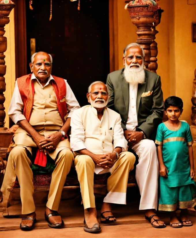 Footwear, Shirt, Leg, Temple, Entertainment, Smile